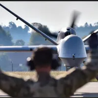 Dronele MQ-9 Reaper au executat o operațiune de securitate aeriană fără precedent în Franța - Foto: : X/@EtatMajorF (imagine cu caracter ilustrativ)
