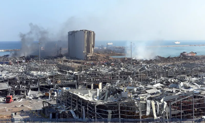 Urmările exploziei din portul Beirut - Foto: Profimedia Images