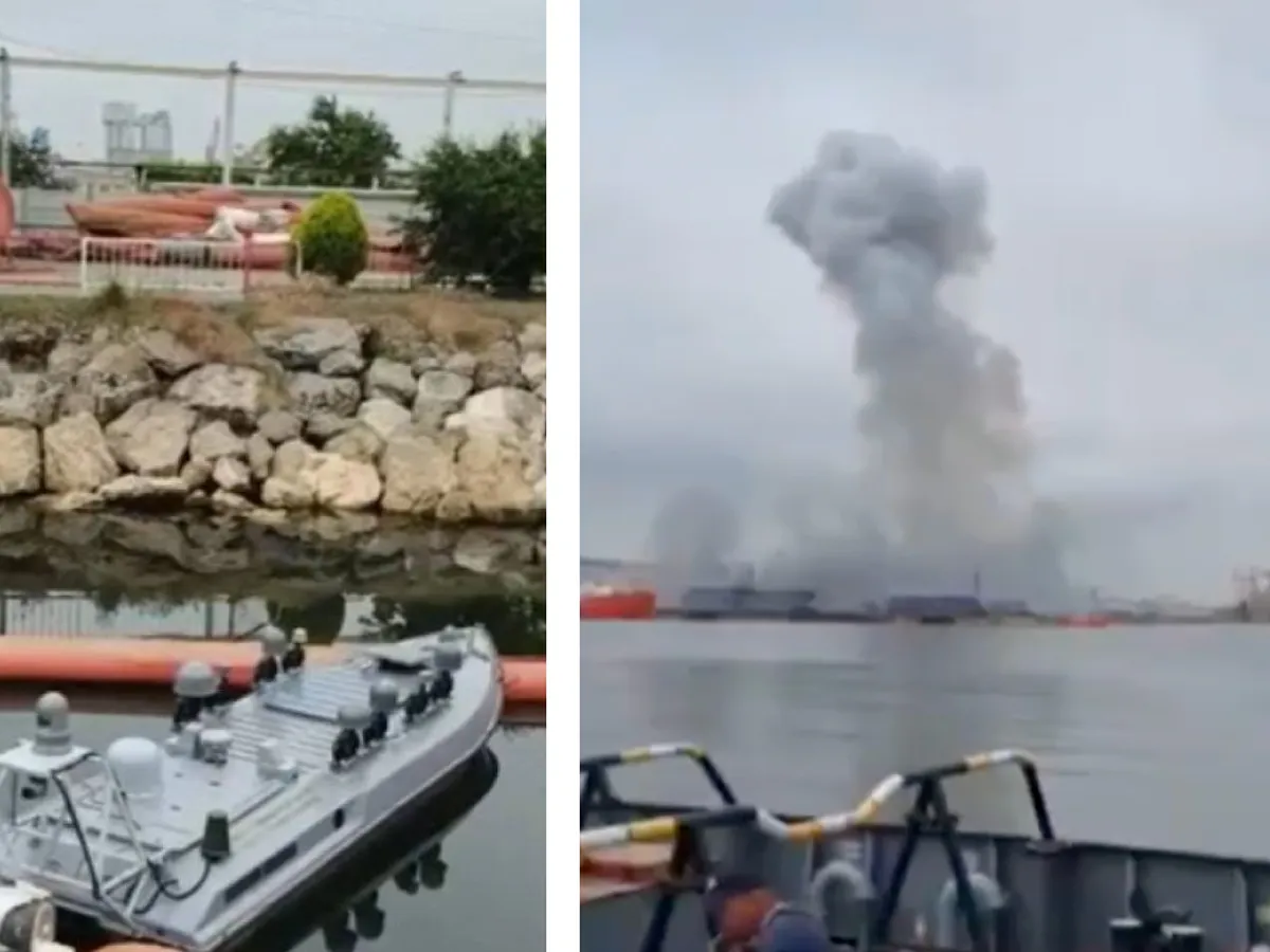 Explozia dronei din Portul Constanța pe prima pagină a presei internaționale. Ce scriu marile publicații