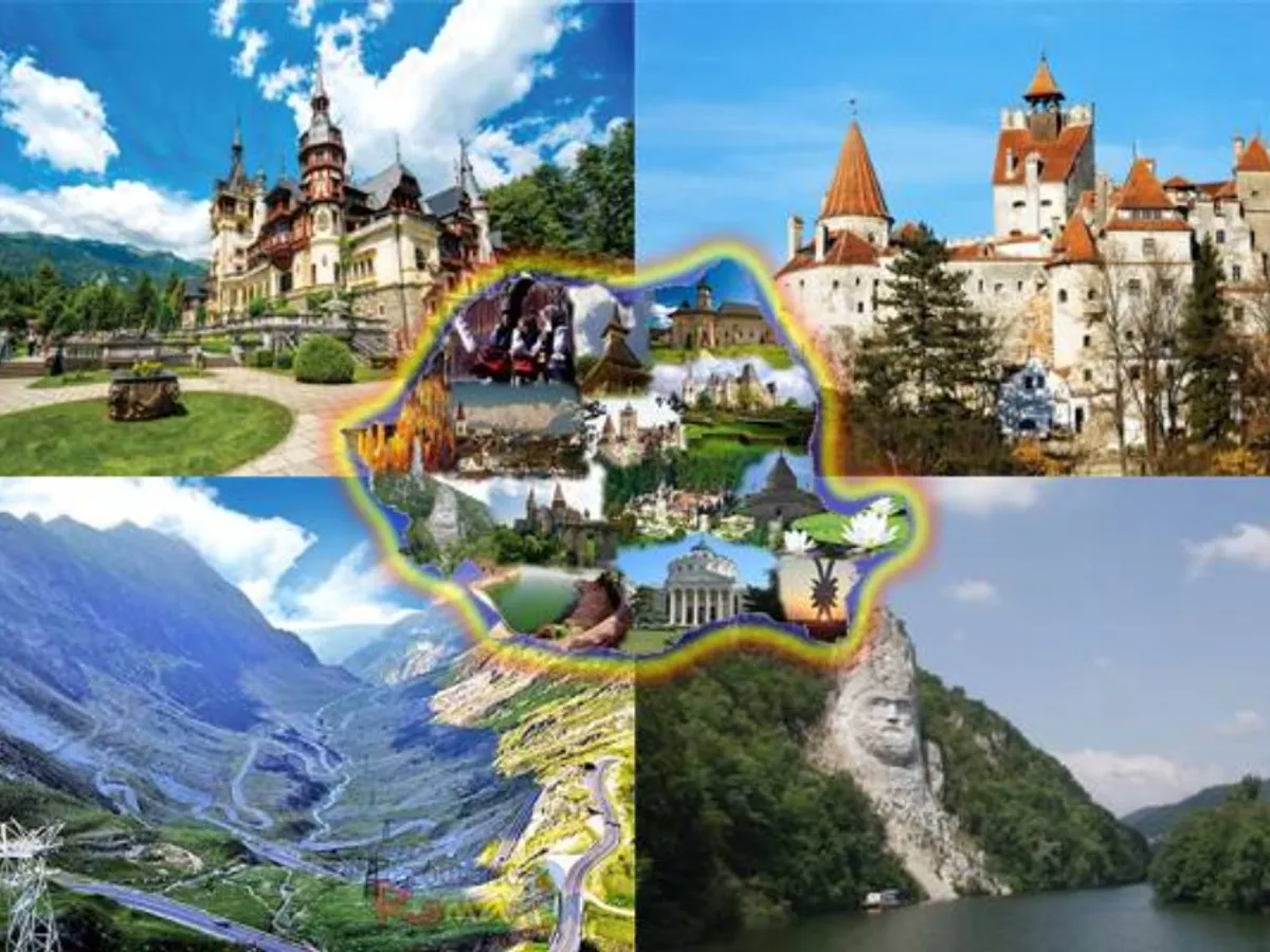 Obiective turistice în România - Foto: Colaj