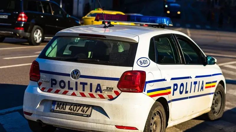 Mașină de poliție - Foto: arhivă (rol ilustrativ)