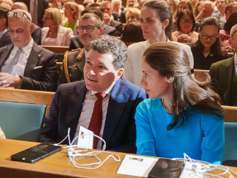 Președintele Nicușor Dan și partenera sa Mirabela Grădinaru, la Salzburg - Foto: Administrația Prezidențială