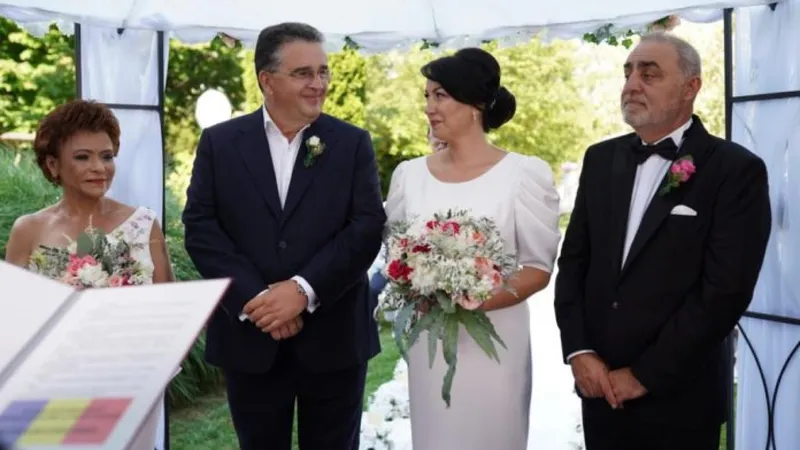 Marian Oprișan și soția - Foto: monitoruldevrancea