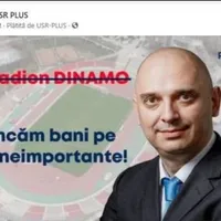 Afiș fals cu Radu Mihaiu