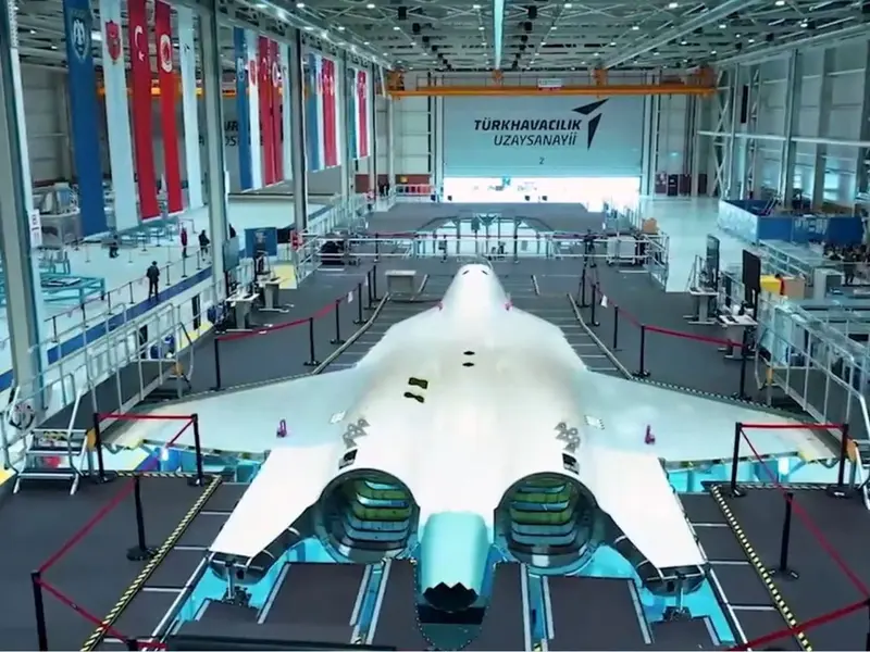 Noul avion de luptă invizibil al Turciei TF-X/Foto: Turkish Defense Industries