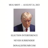 "Frumos tip!". Joe Biden ironizează "mugshot"-ul lui Donald Trump - Foto: X/Donald J. Trump