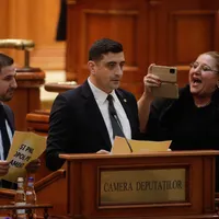 George Simion și Diana Șoșoacă - Foto: INQUAM PHOTOS / Călin George