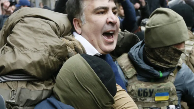 Fostul preşedinte al Georgiei Mihail Saakaşvili a renunțat la greva foamei după 50 de zile. / Foto: digi24.ro
