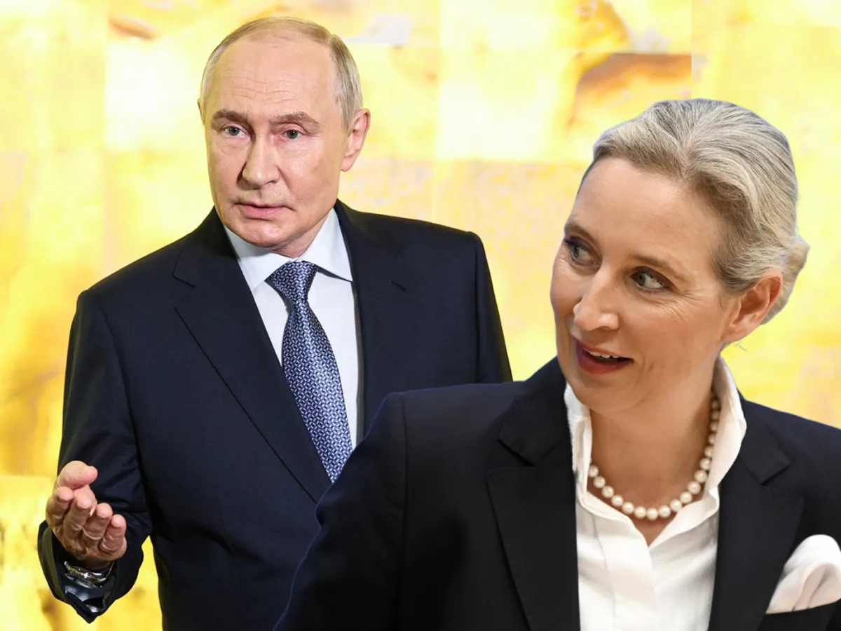Vladimir Putin și Alice Weidel - Foto: Profimedia image