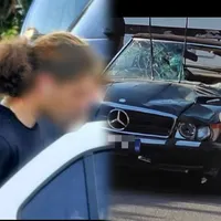 Cei doi tineri omorâți la 2 Mai, călcați cu un Mercedes SL de colecție. Avea și Zoia Ceaușeșcu - Foto. colaj NW