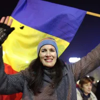 Clotilde Armand la un protest în Piața Victoriei/FOTO: Inquam Photos/Liviu Florin Albei