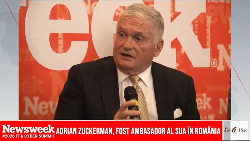Adrian Zuckerman, fost ambasador al SUA &icirc;n Rom&acirc;nia - Foto: Newsweek Rom&acirc;nia