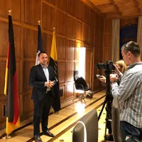 Lucian Brujan, la Academia Națională a Germaniei «Leopoldina» Foto: Leopoldina/ Stefanie Kirsch