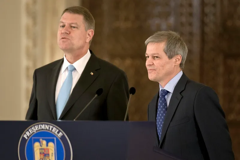 Klaus Iohannis și Dacian Cioloș