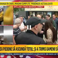 Jurnaliștii Realitatea TV și candidatul USR, agresați în Piața Rahova. Sursa foto: captură TV
