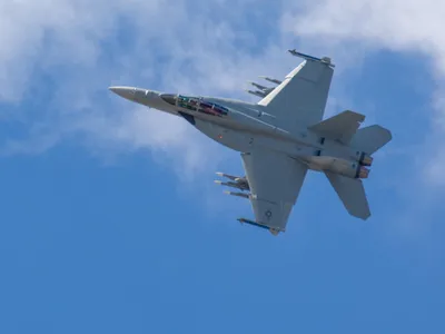Avion de război F-18 Hornet - Foto: Profimedia images