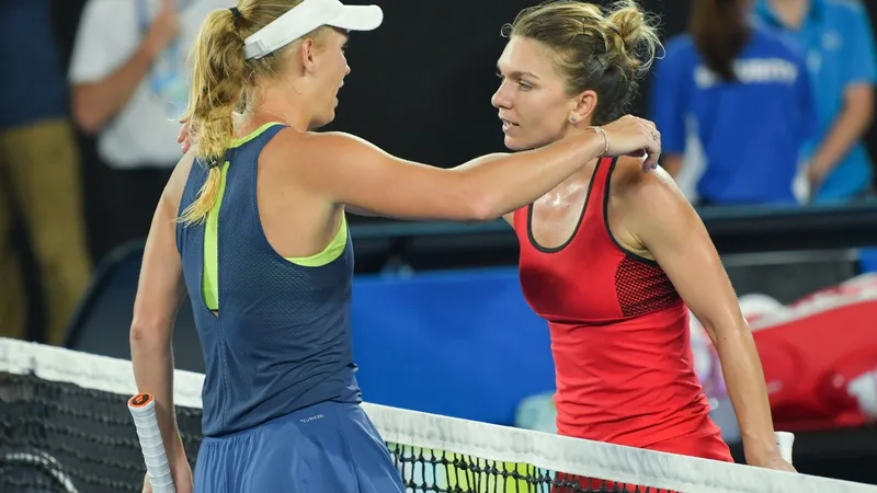 Wozniacki și Halep, imagine cu caracter ilustrativ - Foto: Profimedia Images