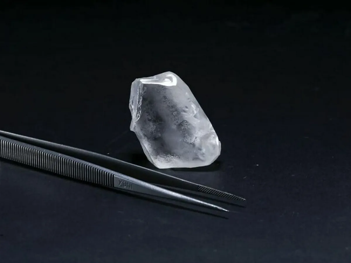 Un diamant fabulos, de 166 de carate, extras dintr-o mină din Botswana - Foto: Lucara Diamond
