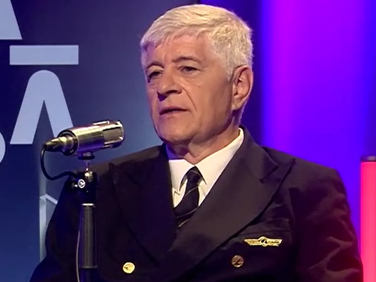 Cezar Osiceanu, pilot comandant la TAROM Foto: Digi24