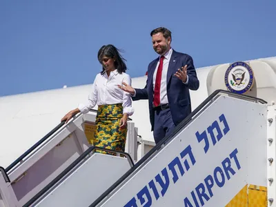 Vicepreşedinte american J.D. Vance a sosit în Israel. Armistiţiul din Gaza, incert - Foto: Profimedia Images