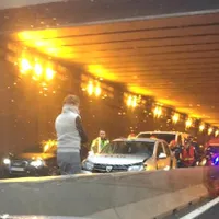 Accident Pasaj Băneasa- Foto: FACEBOOK