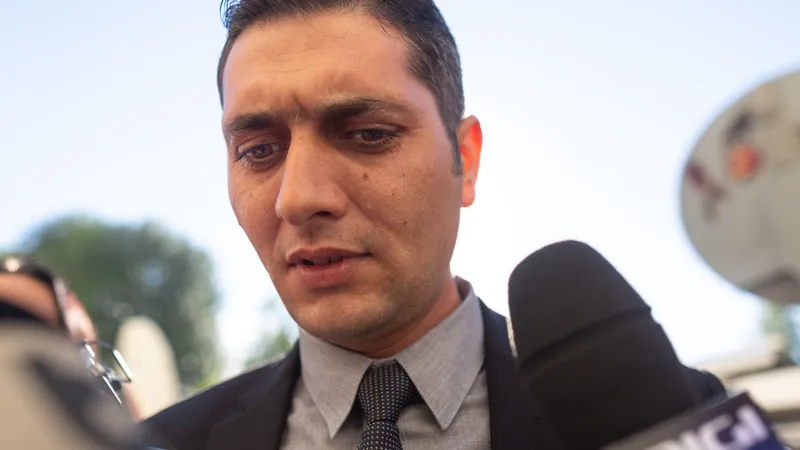Ionuț Sindile a participat direct la acțiunile din Piața Victoriei. Foto: Inquam Photos/Octav Ganea