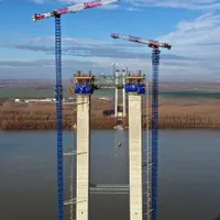 Podul peste Dunăre de la Brăila/FOTO: CNAIR