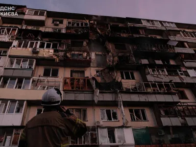 Atac rusesc în Kiev - Foto: Facebook/Volodimir Zelenski