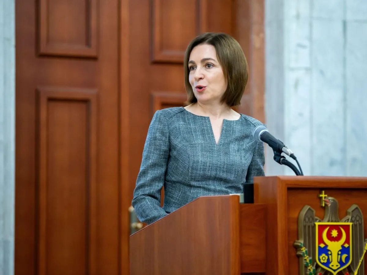 Preşedintele Republicii Moldova, Maia Sandu - Foto: Profimedia Images