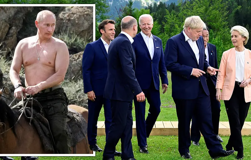 Ironii ale liderilor G7 la adresa lui Putin: „Dăm jos sacourile?”. “Trebuie să ne arătăm pectoralii” / twitter / news.ro