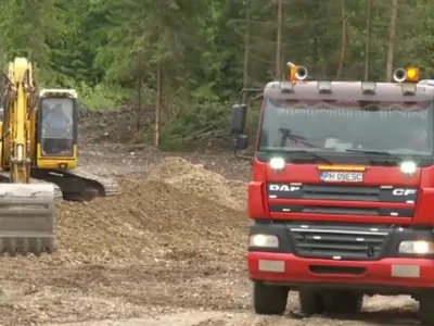 Autostrada Ploiești - Brașov mai așteaptă. Încep însă lucrările la un drum județean. Gata în 2028? - Foto: captură video Pro TV