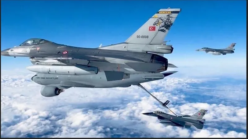 Patru F-16 din Turcia, în România în misiune NATO. Vor intercepta avioanele Rusiei - Foto: Anadolu (imagine cu caracter ilustrativ)