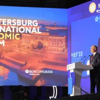 Vladimir Putin a avut un discurs în deschidere Forumului Economic Internațional de la Sankt Petersburg din Sankt Petersburg, Rusia Foto: profimediaimages