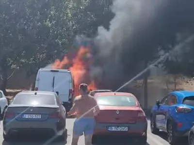 VIDEO Mai multe incendii au izbucnit pe Litoral. Care sunt cauzele? - Foto: captură video Facebook/Atac de Constanţa