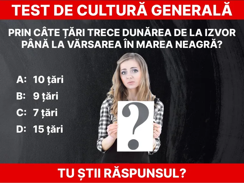 Test de cultură generală Foto: Daniel Toșa