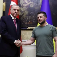 Erdogan și Zelenski la Lvov, 18 august/foto: Profimedia Images