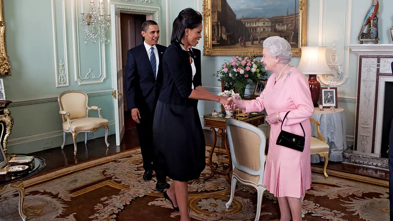 Alături de soții Obama