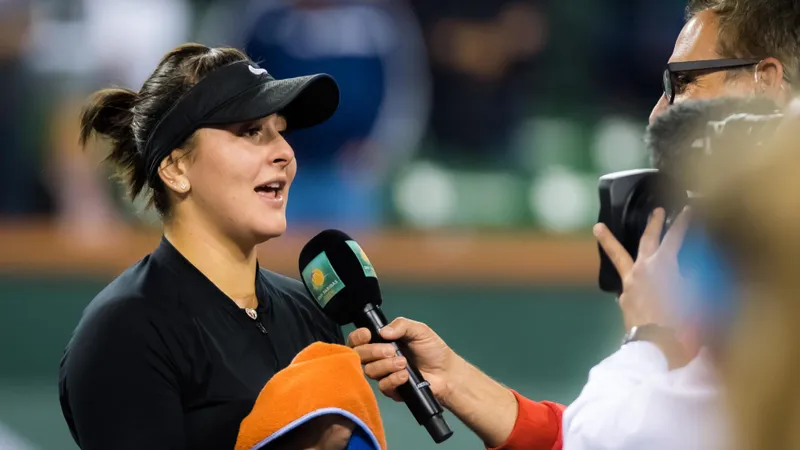 Bianca Andreescu. Sursa foto: WTA Tennis
