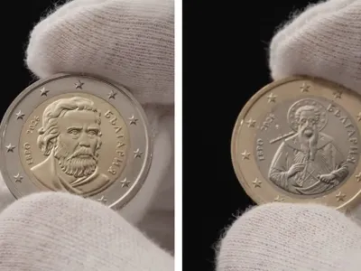 Cum arată monedele euro bulgărești și ce simbolistică au - Foto: Facebook / Novinite.com