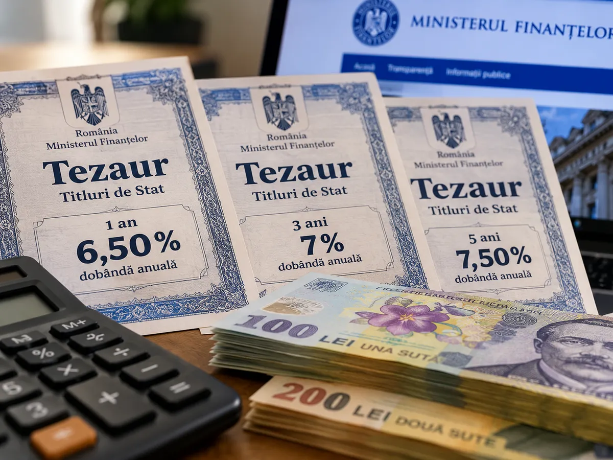 Program Tezaur - Foto generată cu AI (rol ilustrativ)
