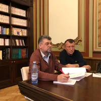Marcel Ciolacu și amicul său, Paul Stănescu Foto: Facebook