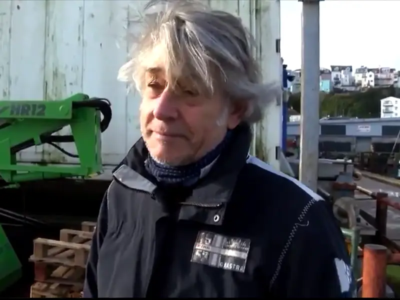 Ian Perkes, exportator de pește din Brixham, Cornwall, spune că a fost mințit cînd a votat Brexit Foto: captură Twitter