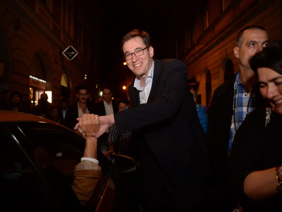 Karácsony, noul primar al Budapestei. FOTO: Hungary Today