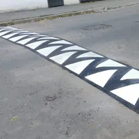 Limitatoare de viteză pe străzile din București. FOTO: Facebook