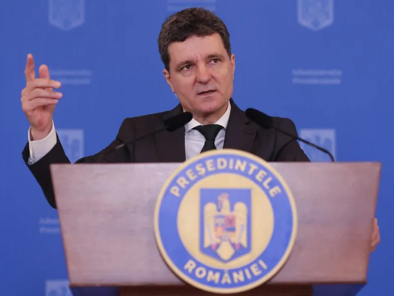 Nicuşor Dan, la prima sa conferinţă de presă, ca preşedinte - Foto: INQUAM PHOTOS/George Călin
