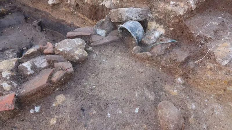 Ruinele unui templu dedicat zeiţei Atena, descoperite în Italia. / Foto: Parco Archeologico Velia / Twitter