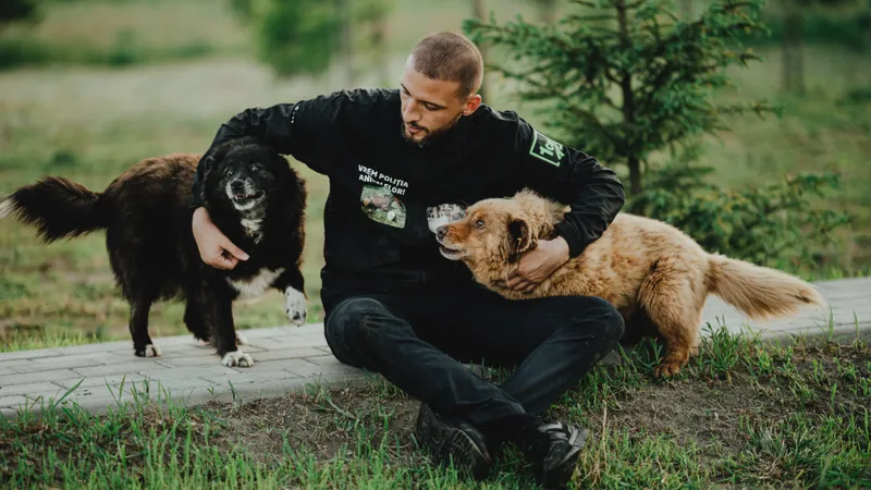 Ștefan Mandachi, despăgubit pentru că statul nu a rezolvat problema animalelor chinuite. Foto Ștefan Mandachi
