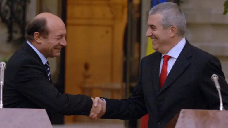 Basescu și Tăriceanu, aparent prieteni Foto: Digi 24