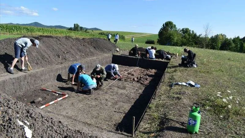 La Topolița, în apropiere de Târgu-Neamţ au fost descoperite vestigii arheologice de 7.000 de ani. / Foto: agerpres.ro