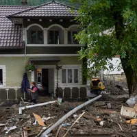 Urmările precedentelor inundaţii la Broşteni, în Suceava - Foto: INQUAM PHOTOS/Saul Pop